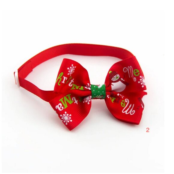 Christmas Pet Bow Tie - Picture 7 of 12